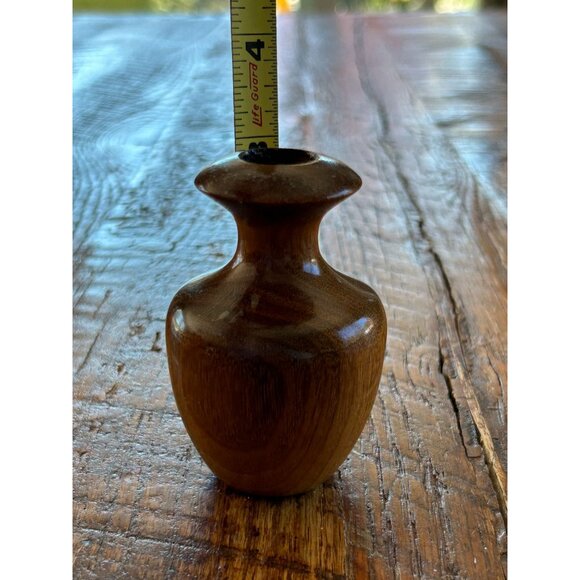 Vintage Petite Oregon Myrtlewood Bud Vase - Picture 9 of 9